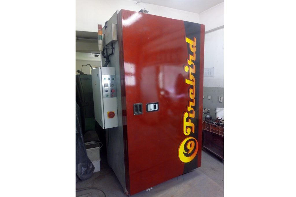 Мобилна пещ за прахово боядисване на KALEYNI